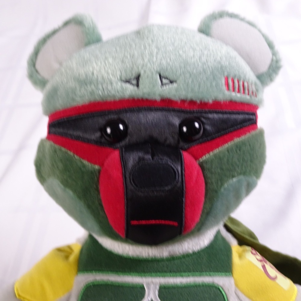 Build‎ A Bear Star Wars Boba Fett The Original Mandalorian Plush 18" Retired BAB
